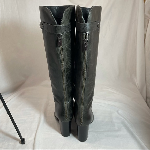Isola Calla Heeled Leather Boots Sz 8.5 Nordstrom - Picture 5 of 10